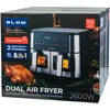 Gruzdintuvė Namų ir virtuvės prietaisas - BLOW AIR FRYER 2500W 9L Su 8 Išankstiniais Programomis Juodas
