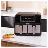 Kenwood HFM20.000MB gruzdintuvė Dviguba 8 l Atskirai stovinti 1700 W karšto oro gruzdintuvė Juodas