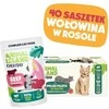 Gyvūnų maistas - ANIMAL ISLAND jautiena sultinyje šlapias kačių maistas 40x85g begrūdis