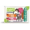 Gyvūnų maistas - ANIMAL ISLAND Pate jautiena/kalakutiena drėgnas maistas 4x100g