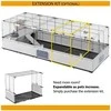 FERPLAST Modular 2 - narvas triušiui ir naminei jūrų kiaulytei - 109 x 72 x 56cm