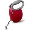 HILTON Smart dog L (30kg) - retractable pavadėlis - burgundy-pilkas - 5 m