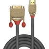 HDMI Laidas - LINDY Gold Line HDMI į DVI-D Laidas, 0.5 m, Pilkas