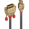HDMI Laidas - LINDY Gold Line HDMI į DVI-D Laidas, M/M, 1920x1200@60Hz, 15 m, Pilkas