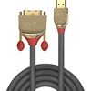 HDMI Laidas - LINDY Gold Line HDMI į DVI-D Laidas, M/M, 1920x1200@60Hz, 15 m, Pilkas