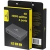 Gembird DSP-HDMI4K-4P-01 HDMI splitter, 4 jungtys