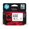 Hewlett Packard (HP) „HP 650“ trispalvė originali rašalo „Advantage“ kasetė (200 puslapių)
