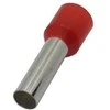 Hismart Presuojamas izoliuotas antgalis 16mm2/5AWG laidui, varis, raudonas, 100 vnt.