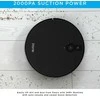 iHome iHRV10Y-BLK AutoVac Eclipse Robotas Dulkių Siurblys, Juodas