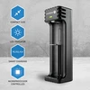 Akumuliatorių Įkroviklis - everActive LC-100C USB-C Ličio Jonų Įkroviklis 1000 mA 18650/21700 Juodas