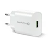 Įkroviklis - everActive SC-250Q 18W Greitas Įkrovimas 3.0 USB Įkroviklis, Balta