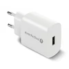 Įkroviklis - everActive SC-250Q 18W Greitas Įkrovimas 3.0 USB Įkroviklis, Balta