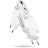 Įkroviklis - everActive SC-460Q 45W USB & USB-C Greitas Įkroviklis, Balta