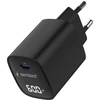 Gembird TA-UC-1C-PD60LCD-01-BK 60W USB Type-C fast charger, LCD, juodas