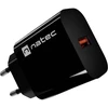 Natec Ribera 18W USB-A juoda