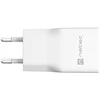 NATEC RIBERA GAN SLIM MAINS CHARGER 1× USB-A + 1× USB-C 20W Baltas