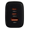 Įkroviklis - Newell GaN 65 W Įkroviklis Su 2 USB-C Prievadais Ir 1 USB-A Prievadu - Juodas