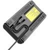 Įkroviklis - Nitecore FX2 Pro Dual Charger for Fujifilm NP T125 LCD