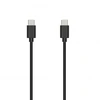 SEEK TOTI 20W Type-C PD Wall Fast Charger with Type-C to Type-C, 1 m PVC Data Cable 3A, Juodas