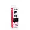 SEEK TOTI 20W Type-C PD Wall Fast Charger with Type-C to Type-C, 1 m PVC Data Cable 3A, Juodas
