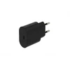 SEEK TOTI 20W Type-C PD Wall Fast Charger with Type-C to Type-C, 1 m PVC Data Cable 3A, Juodas