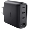Įkroviklis - Trust Maxo 65W Universalus AC greitas įkroviklis 3x USB-C 1x USB-A Juodas