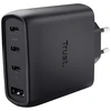 Įkroviklis - Trust Maxo 65W Universalus AC greitas įkroviklis 3x USB-C 1x USB-A Juodas