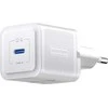 Vention Sieninis įkroviklis, ventiliacija, FEPW0-EU, USB-C, 20W, GaN (balta)