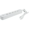 Ilgintuvas - DPM 5 Lizdų Su USB-A Ir USB-C, 1,5 M, Baltas