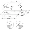 Gorenje GI6433SRWF Juodas Built-in 59.5 cm Zone induction hob 4 zone(s)