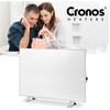 Šildytuvas - Cronos Synthelith Pro CRP-1200TWP 1200W Pilkas su WiFi ir Nuotolinio Valdymo Pultu