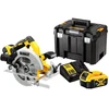 Įrankis - DeWALT DCS570P2-QW Apvalus Pjūklas 18.4 cm 5500 RPM Geltonas