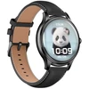 Išmanusis laikrodis COLMI L28 Smart Watch (juodas silicone + juodas leather strap)