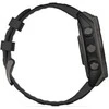 Išmanusis laikrodis Garmin Fenix 8 47 mm, Solar, Sapphire, Pilkos anglies spalvos DLC titanas su juodos / pilkos akmenukų spalvos silikoniniu dirželiu