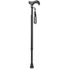 Adjustable walking stick ACTIONMED juodas