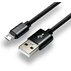 Kabelis - everActive USB Į Micro USB CBB-1.2MB 2.4A 480 Mbps 1.2m Juodas