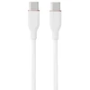 Kabelis - HiSmart USB Type-C į USB Type-C 60W 3m Balta