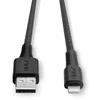 Kabelis - LINDY 2m USB Type A į Lightning kabelis, 480Mbps, juodas