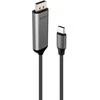Kabelis - LINDY 2m USB Type C į DisplayPort 8K60Hz 32.4Gbps