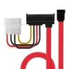 Kabelis - LINDY SATA Duomenų ir Maitinimo Kabelis 0.5m 6Gbps