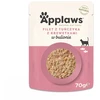 APPLAWS tuno filė su krevetėmis sultinyje - šlapias kačių ėdalas - 70 g