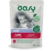 Kačių maistas - Oasy Chunks in Gravy ėriena 85g, 8% Protein, 4.5% Fat