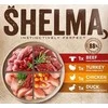 Kačių Maistas - SHELMA Drėgnas Kačių Maistas 340g Vištiena, Kalakutiena, Jautiena, Antiena