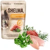 SHELMA Rich in vištiena in sauce – šlapias kačių maistas – 85g