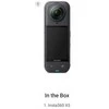Veiksmo kameros standartinis rinkinys Insta360 X5, juodos spalvos