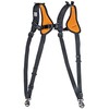 Kameros diržas - BlackRapid Double Slim X Extra Comfort, reguliuojamas, paminkštintas, juodas