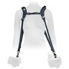 Kameros diržas - BlackRapid Double Slim X Extra Comfort, reguliuojamas, paminkštintas, juodas