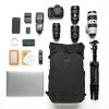 Kameros kuprinė - Tenba Fulton v2 16L Visų orų (beveik veidrodinė/DSLR, 5-7 objektyvai, 16" nešiojamas kompiuteris)