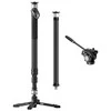 Kameros laikiklis - YC Onion PINETA Monopod 8kg 198cm Fluid Head Juodas