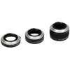 Kameros priedai - Caruba Extension Tube Set Pentax Q 10mm 16mm 21mm Chrome